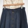 House Of Fraser Denim Skirt Size Uk 12 Image 8