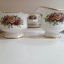 Beautiful Vintage 20 Piece Tea Set by Elizabethan  "English Garden", Fine Bone China Image 8