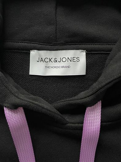 New Jack Jones Black Hoodie Sweatshirt || BNWT
