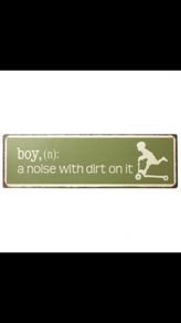 Fun metal sign