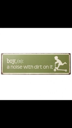 Fun metal sign
