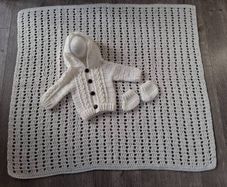Beautiful handmade complete christening set