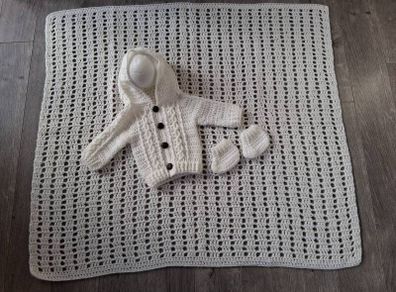 Beautiful handmade complete christening set