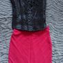 Red Mini Skirt   Size UK 10 Image 2