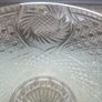 Tyrone Crystal Large bowl with intricate fan & diamond pattern Image 3
