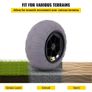 16" Replacement Sand Tires, TPU Cart Tires for Kayak Dolly, Canoe Cart and Buggy with Free Air Pump, 2-Pack Image 5