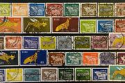Irish 1970s stamps animal drawings definitive series Used lot