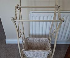 Towel holder and basket