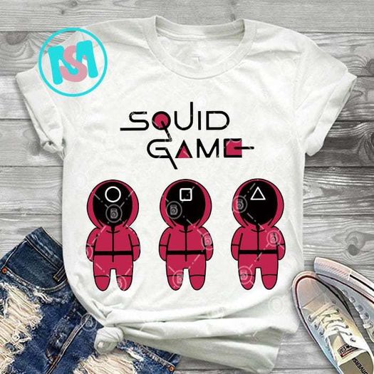 Squid game t-shirts