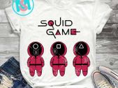 Squid game t-shirts