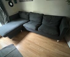 grey corner sofa