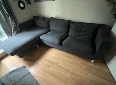 grey corner sofa