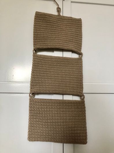 Hanging storage  W29xH78cm beige