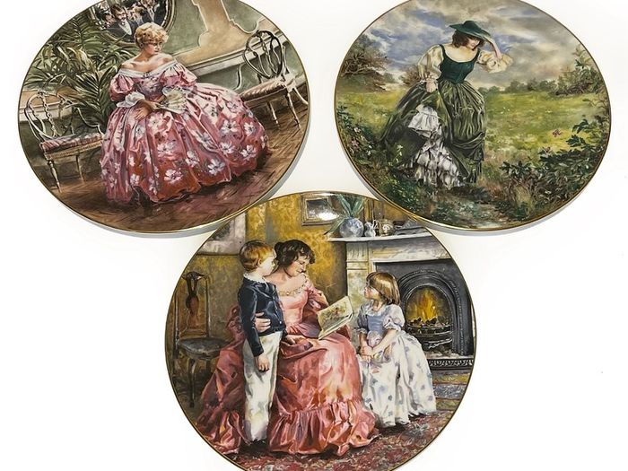 Royal Doulton Collector Plates - Set of 3 Designed by Neil Faulkner (1989)