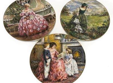 Royal Doulton Collector Plates - Set of 3 Designed by Neil Faulkner (1989)