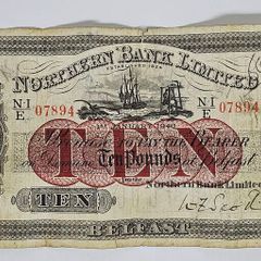 Northern Bank Limited 10 Pounds 1940
