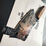 Wild and Bold: Black Blade Cleaver Knife with Buffalo Engraving By Di'Casteel Image 5