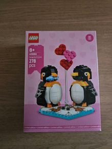 lego 40886 valentine's day, penguins in love