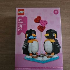 lego 40886 valentine's day, penguins in love