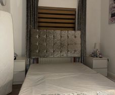 velvet bed frame