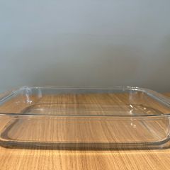 Glass baking tray - large