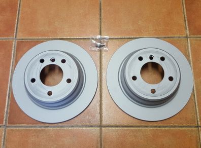 BMW E39 ATE Rear Solid Brake Discs 298mm