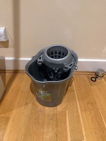 bucket and mop