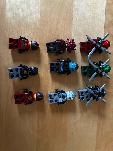 Lego Ninjago Hands of time minifigure joblot/ bundle ninja Lloyd, Cole, Kai, Nya, Zane, machia