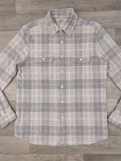 Faherty Plaid Workshirt Shirt Mens Medium
