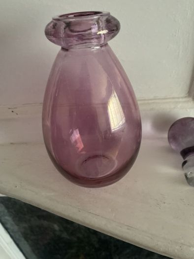 Vintage glass perfume bottle
