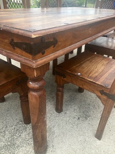 table and chairs