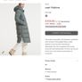 Opus Hubina Longline Puffer Coat - Sage Green - Size 38 UK 12 - BNWT RRP 240 Image 4