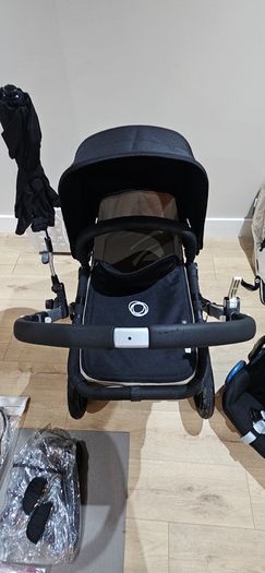 bugaboo cameleon. black and cream. full kit, everything like new.