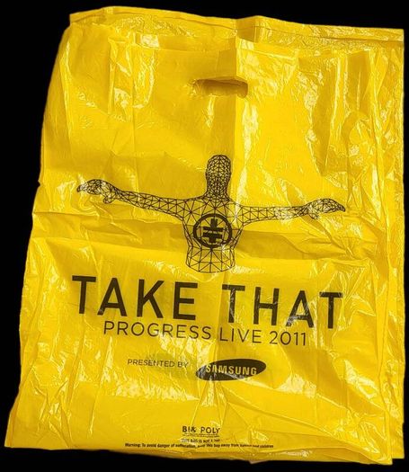 Take That "SHINE" T Shirt from Progress Live Tour 2011