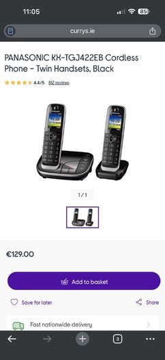 Panasonic cordless phones