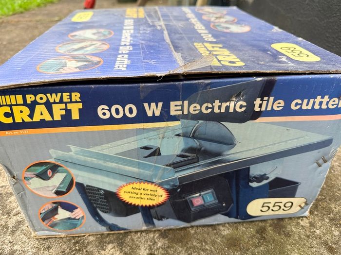 600W electric wet tile cutter - new in box