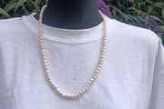Baroque Pearl Necklace on Sterling Silver Closures
