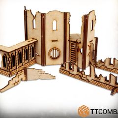 Warhammer 40k Tabletop Scenics Castletown walls