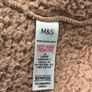 M&S Fluffy Hooded Dressing Gown Image 3