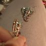 indian elephant head earrings Image 2