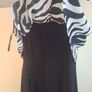 zebra print top jumpsuit Image 3