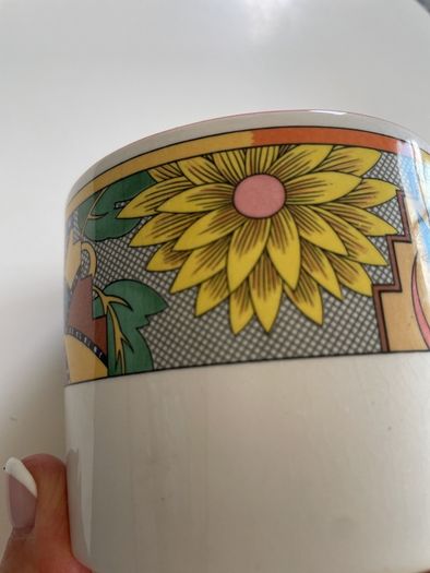 Beautiful Art Deco Style Vintage Sugar Bowl /Trinket