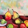 Still-life Oil painting in white frame Image 3