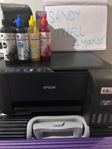 Epson Sublimation Printer and New Cricut hat press