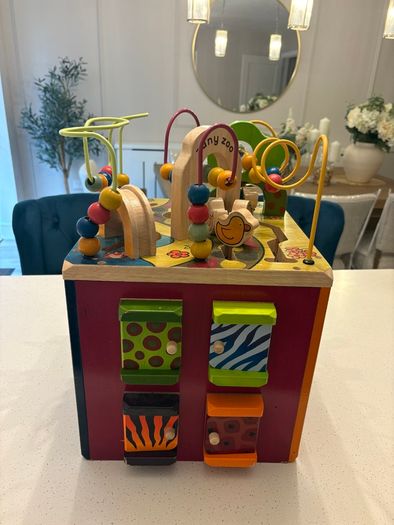 Zany zoo activity cube