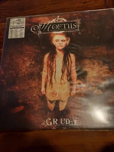 MORTIIS: The Grudge - LP -Original UK release (RARE - 98 red vinyl pressing - 3 promo flyers included)