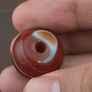 Vintage Natural Eye Pattern Sulemani Agate Tire Shape Bead Image 2