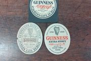 3 Vintage Guinness Youghal Bottle labels