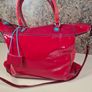 womens GABS large Red leather bag shoulder bag handbag crossbody Image 2