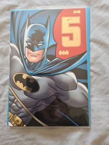 Batman 5th Birthday Card